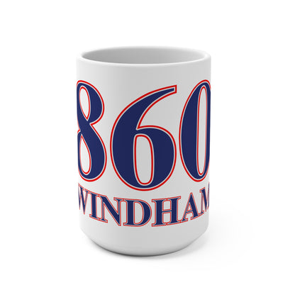 860 Windham Red, White & Blue Mug 15oz