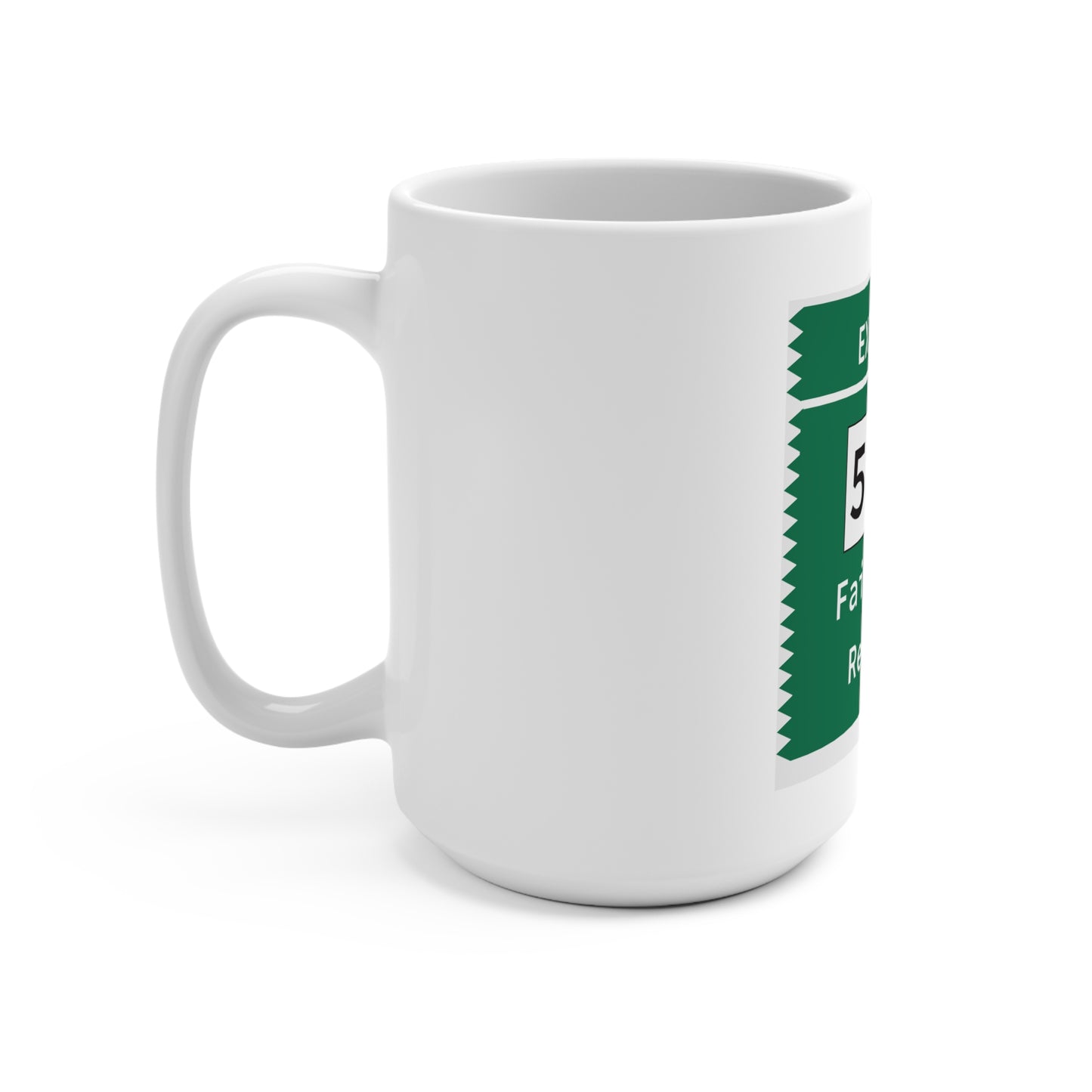 Vintage Merritt Parkway Exit 44 Sign Mug 15oz