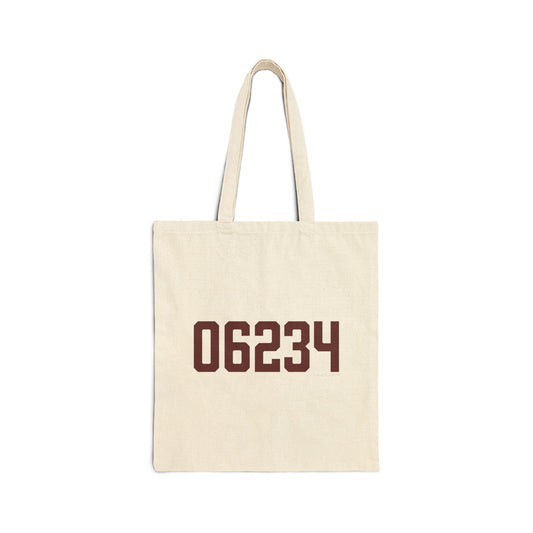 06234 Brooklyn Connecticut Zip Code Cotton Canvas Tote Bag