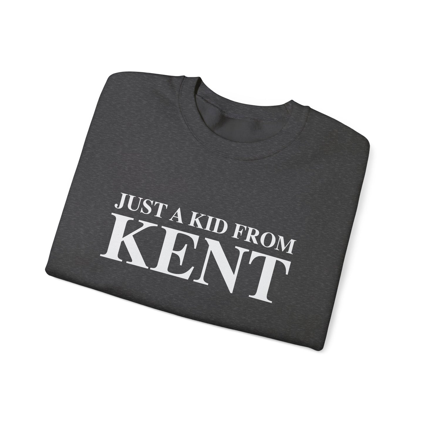 Just a kid from Kent Unisex Heavy Blend™ Crewneck Sweatshirt