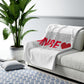 Monroe Love Sherpa Fleece Blanket