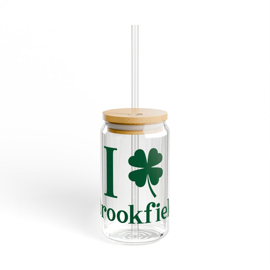 I Clover Brookfield Sipper Glass, 16oz