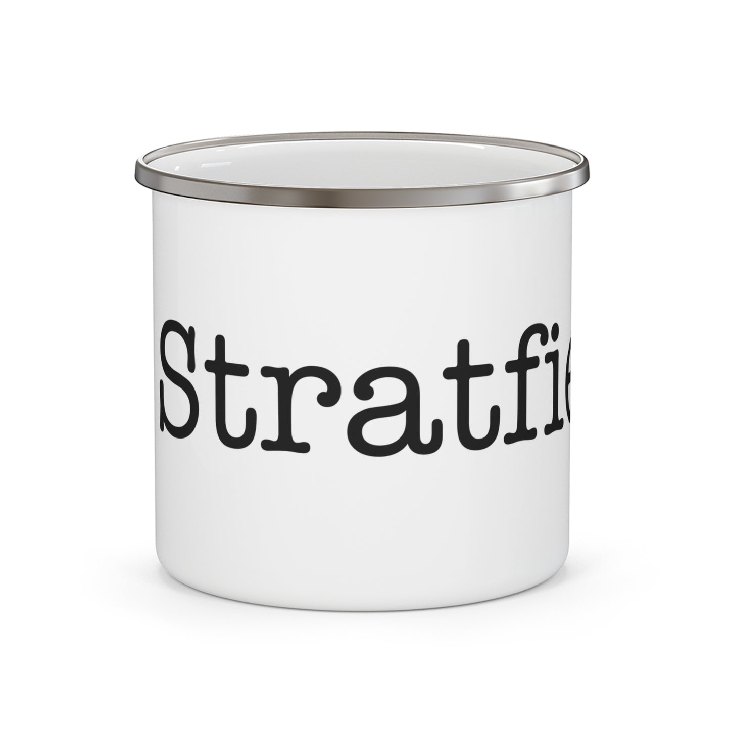 I Heart Stratfield. Enamel Camping Mug