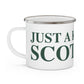 Just a kid from Scotland Enamel Camping Mug