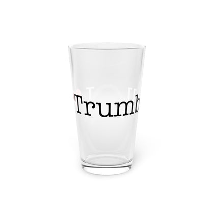 I Heart Trumbull. Pint Glass, 16oz