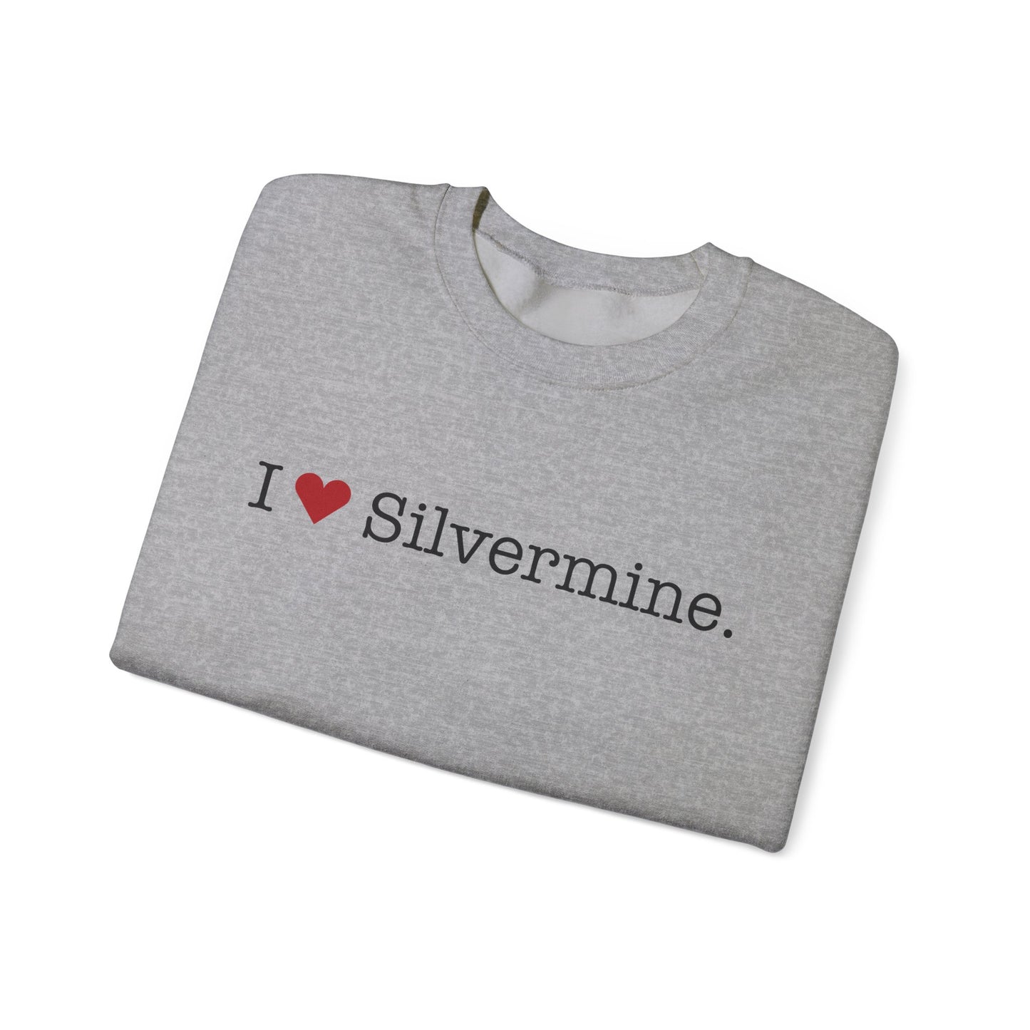 I Heart Silvermine. Unisex Heavy Blend™ Crewneck Sweatshirt