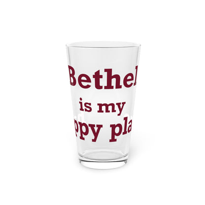 Bethel Is My Happy Place  Pint Glass, 16oz