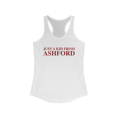 Just a kid from Ashford Women's Ideal Racerback Tank Top
