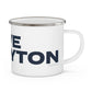 Love Rowayton Enamel Camping Mug