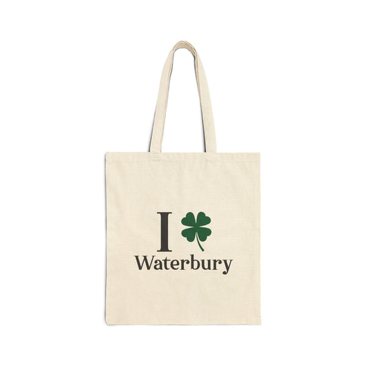 I Clover Waterbury Cotton Canvas Tote Bag