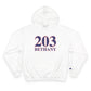 203 Bethany Red White & Blue Champion Hoodie