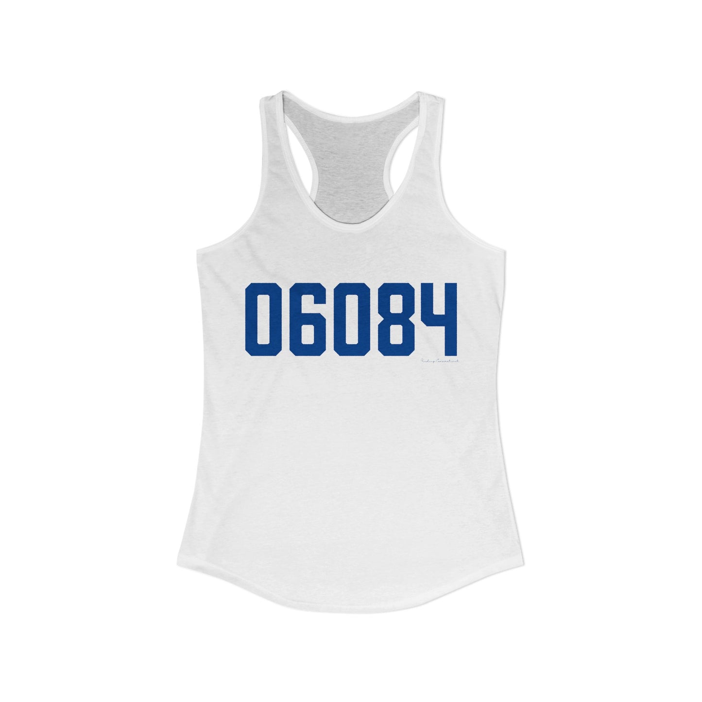 06084 Tolland Connecticut Zip Code Women's Ideal Racerback Tank Top