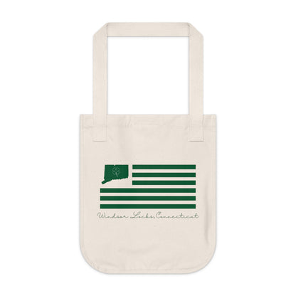 Windsor Locks Connecticut St. Patrick’s Day Flag Organic Canvas Tote Bag