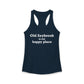 Old Saybrook is My Happy Place Women's Ideal Racerback Tank Top