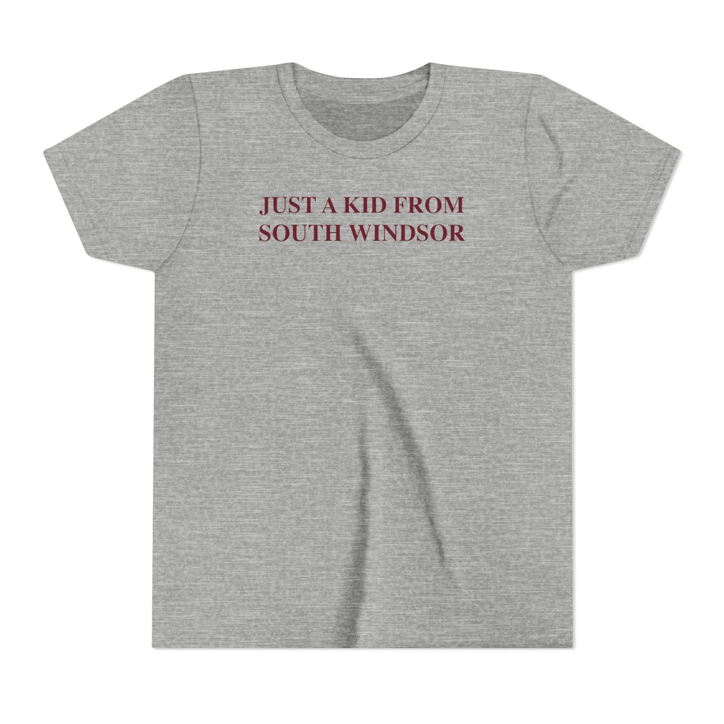 Just a kid from South Windsor Youth Short Sleeve T-Shirt