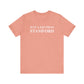 Just a kid from Stamford Unisex Jersey Short Sleeve T-Shirt