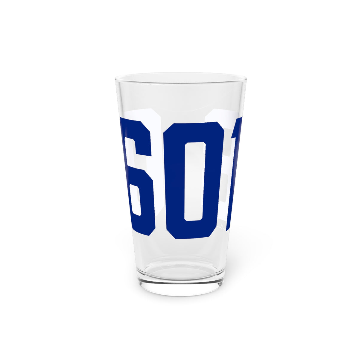 06018 North Canaan Connecticut Zip Code Pint Glass, 16oz