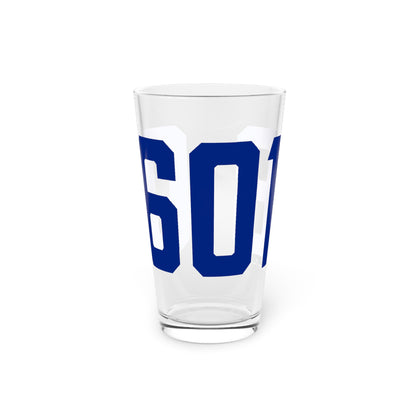 06018 North Canaan Connecticut Zip Code Pint Glass, 16oz