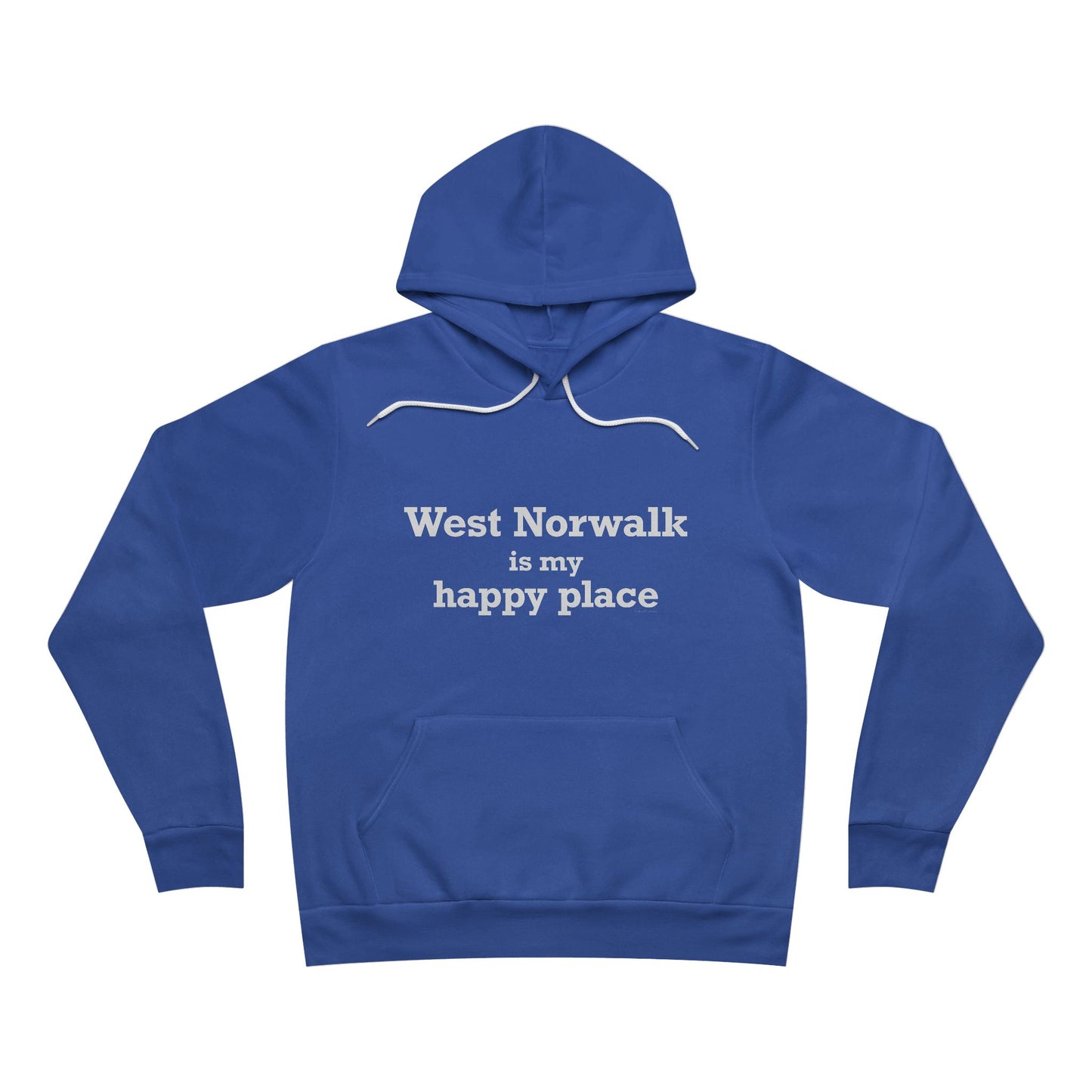 West Norwalk is My Happy Place Unisex Sponge Fleece Pullover Hoodie