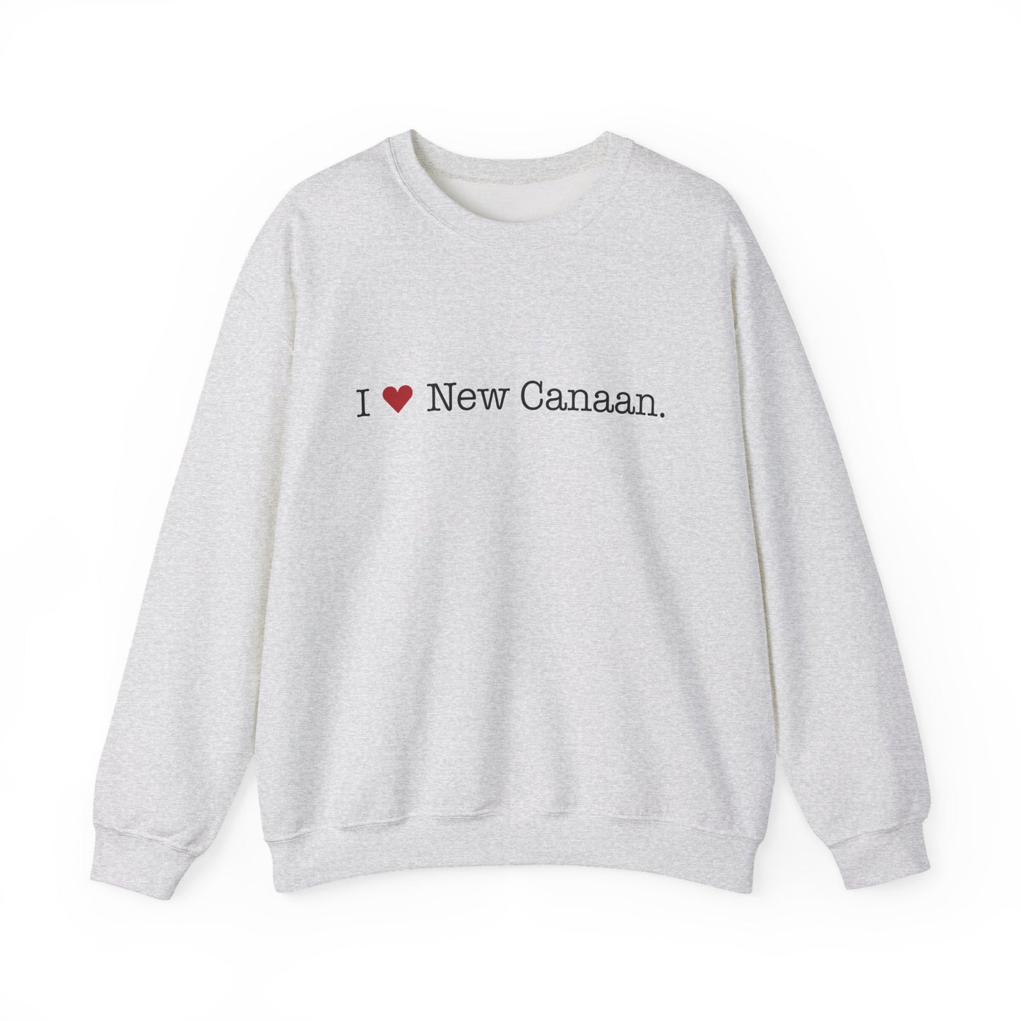 I Heart New Canaan. Unisex Heavy Blend™ Crewneck Sweatshirt