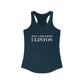 Just a kid from Clinton Women's Ideal Racerback Tank