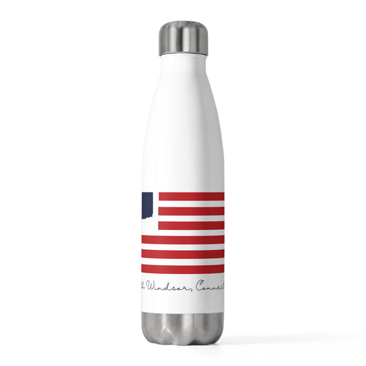 South Windsor Connecticut Flag 20oz Insulated Bottle