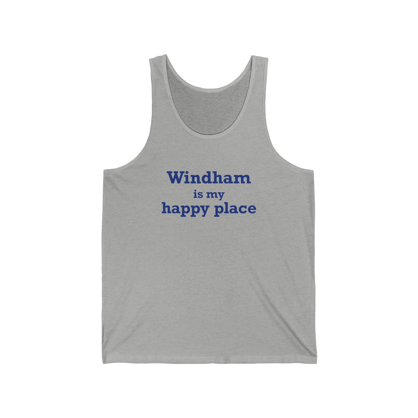 Windham is My Happy Place Unisex Jersey Tank Top