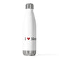 I Heart New Fairfield. 20oz Insulated Bottle