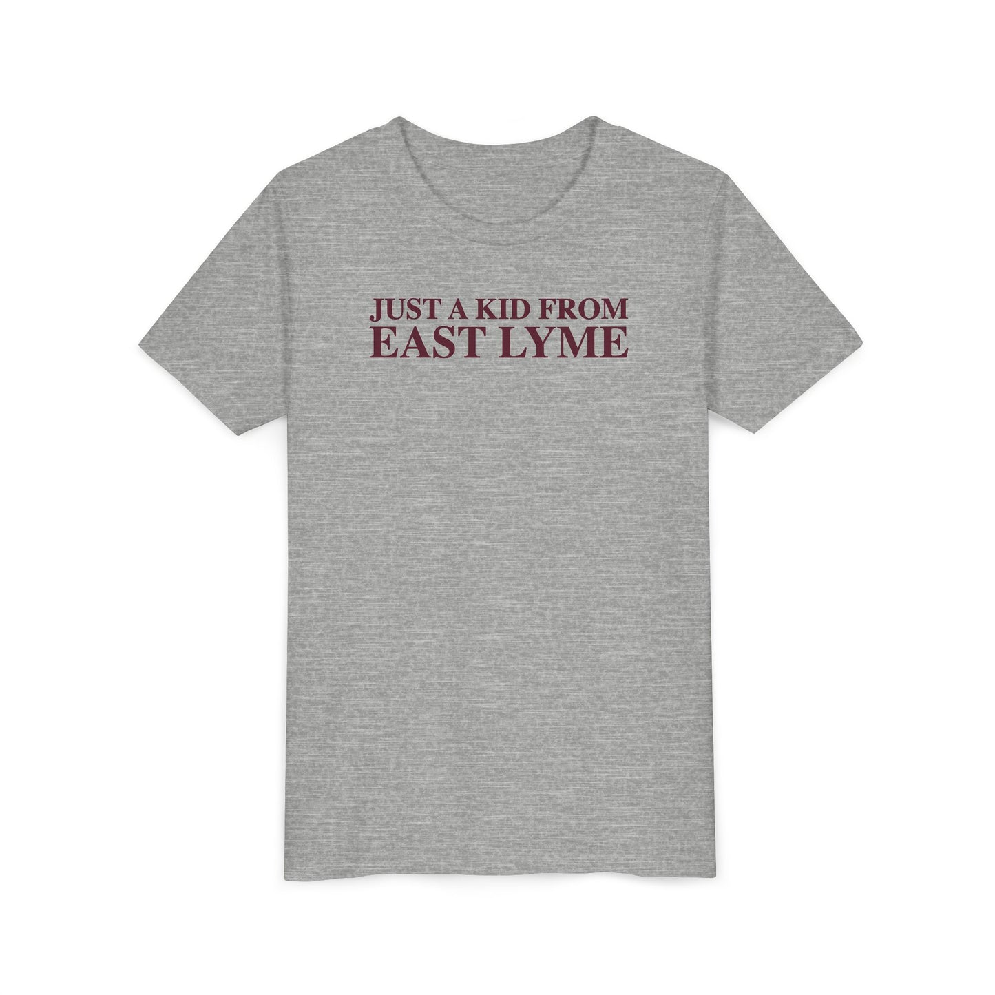 Just a kid from East Lyme Youth Short Sleeve T-Shirt