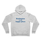 Burlington is My Happy Place Unisex Sponge Fleece Pullover Hoodie