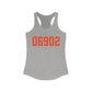 06902 Stamford Connecticut Zip Code Women's Ideal Racerback Tank Top