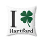 I Clover Hartford Spun Polyester Square Pillow