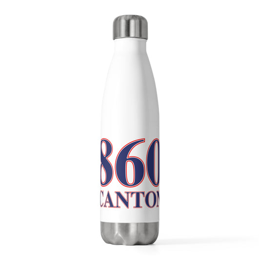 860 Canton Red, White & Blue 20oz Insulated Bottle