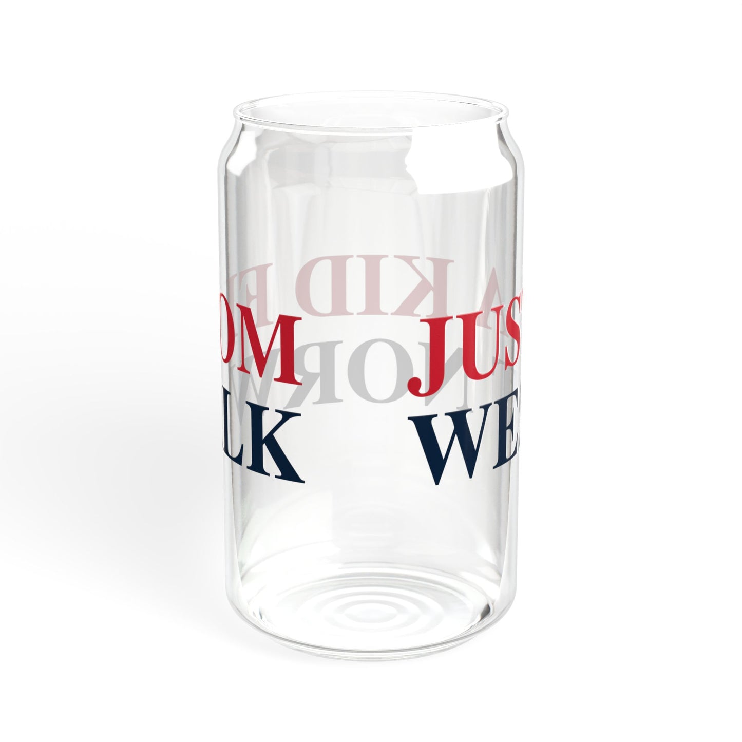 Just a kid from West Norwalk Sipper Glass, 16oz