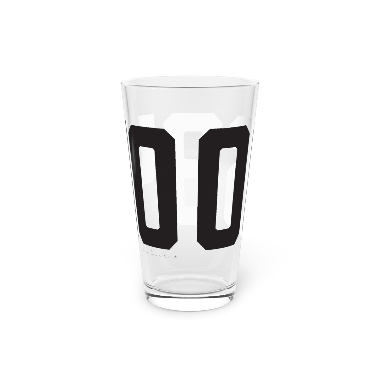 06340 Groton Connecticut Zip Code Pint Glass, 16oz