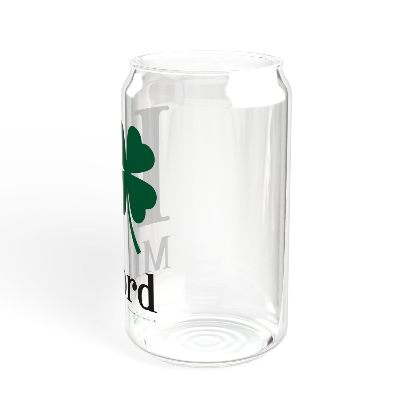 I Clover Milford Sipper Glass, 16oz