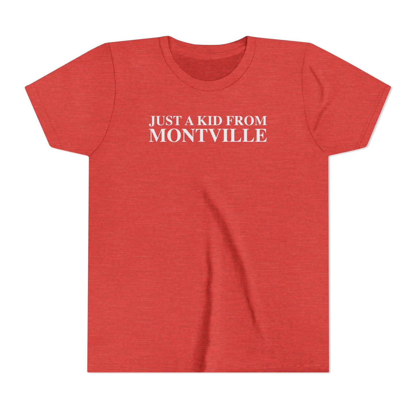 Just a kid from Montville Youth Short Sleeve T-Shirt