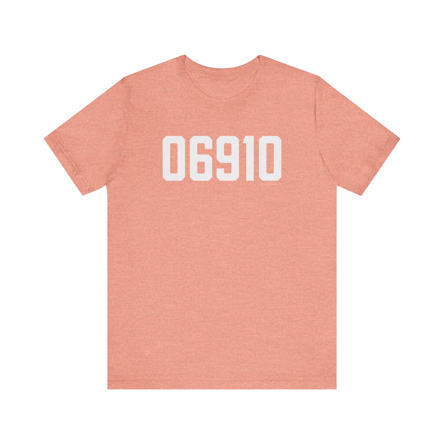 06910 Stamford CT Zip Code Unisex Jersey Short Sleeve T-Shirt
