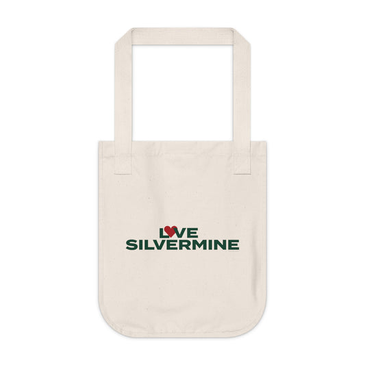 Love Silvermine Organic Canvas Tote Bag