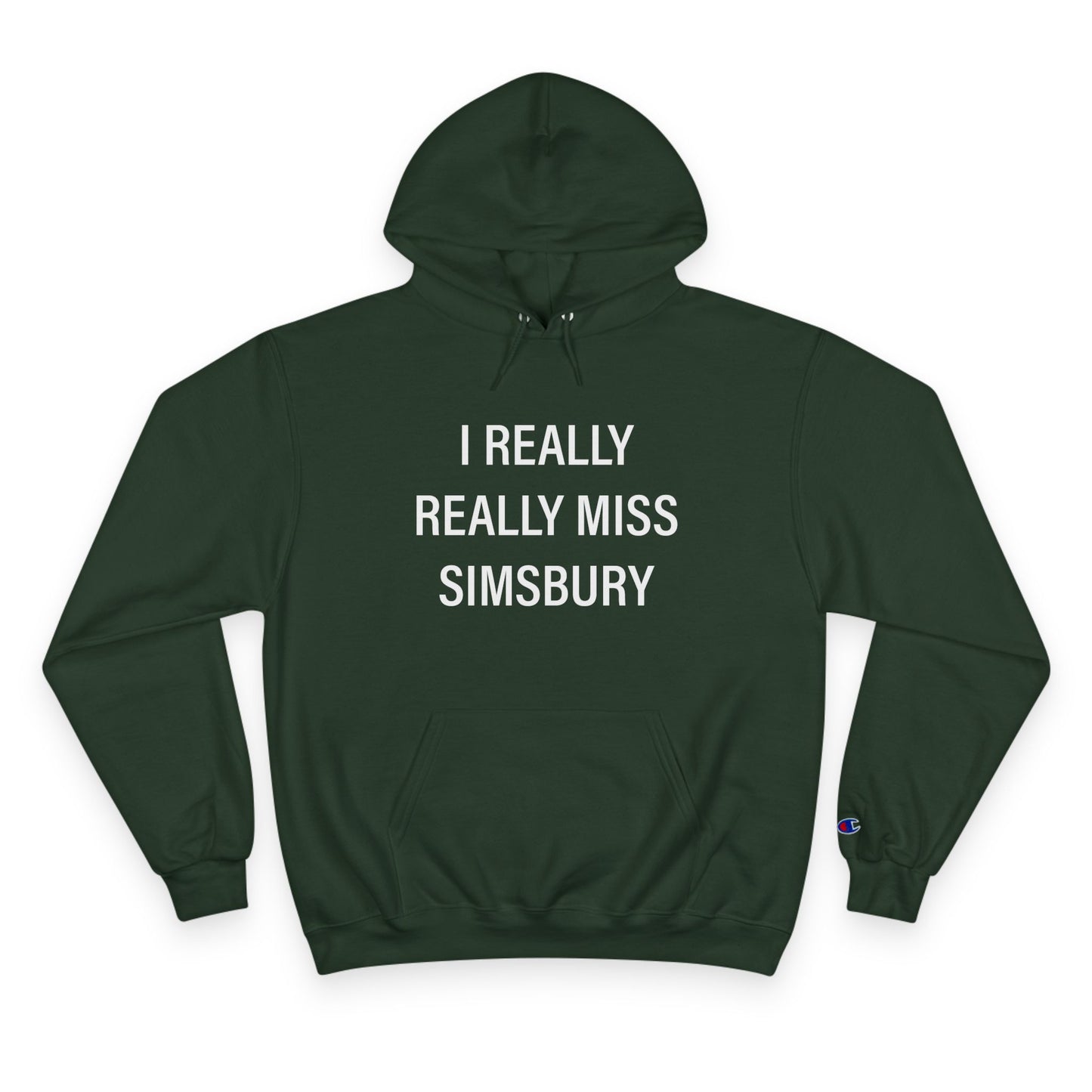 I Really Really Miss Simsbury Champion Hoodie