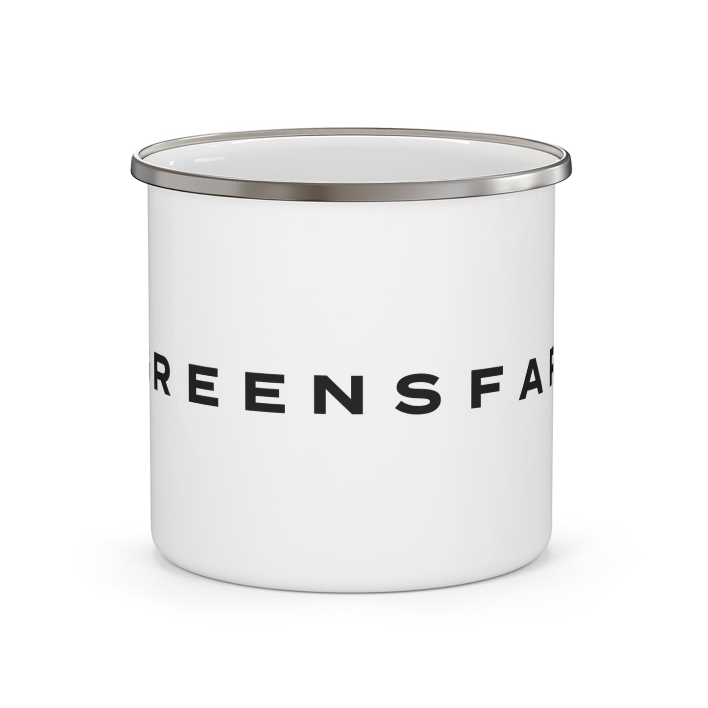 Greens Farms Vision Enamel Camping Mug