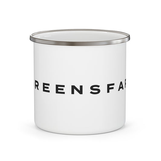 Greens Farms Vision Enamel Camping Mug