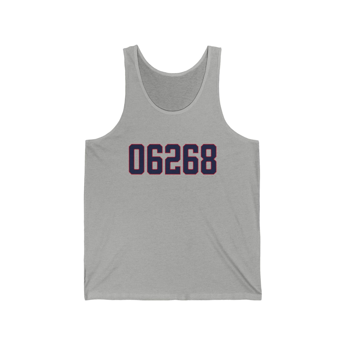 06268 Storrs Connecticut Zip Code Unisex Jersey Tank Top