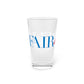 41 Tilt Fairfield Pint Glass, 16oz