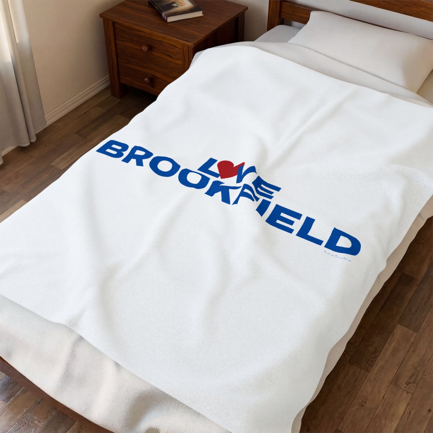 Love Brookfield Velveteen Plush Blanket