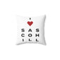 Sasco Hills Vision Spun Polyester Square Pillow