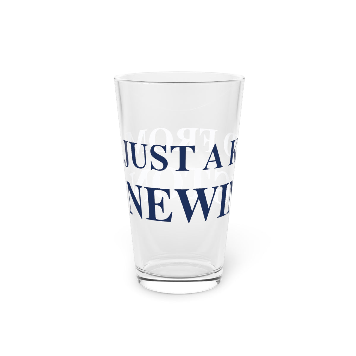 Just a kid from Newington Pint Glass, 16oz