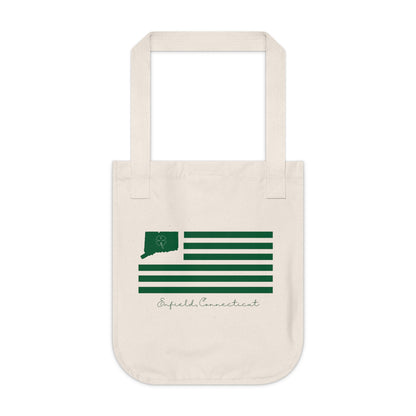Enfield Connecticut St. Patrick’s Day Flag Organic Canvas Tote Bag