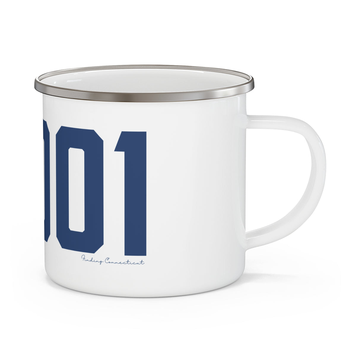 06001 Avon Connecticut Zip Code Enamel Camping Mug