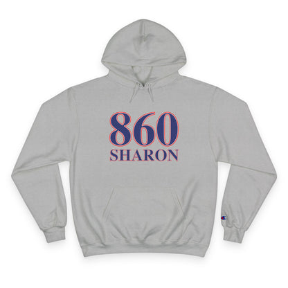 860 Sharon Red White & Blue Champion Hoodie
